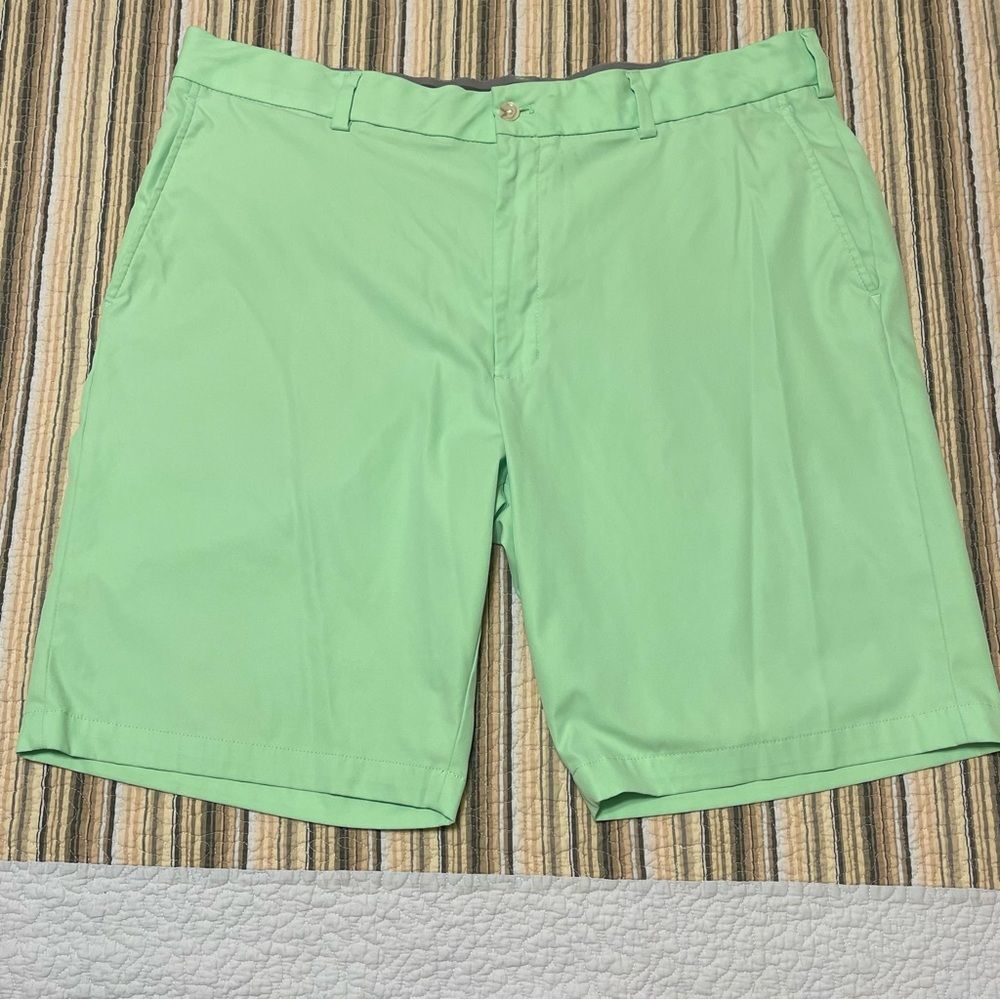 Walter Hagen Performance 11 PureFlex Men's 40 Green Flat Front Golf Shorts